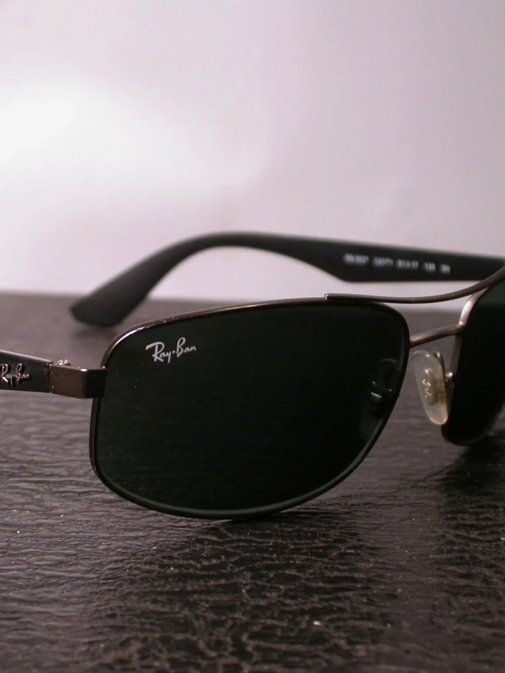 Ray Ban Sporty Black Metal Aviator Wrap RB3527 Sunglasses Frame Only